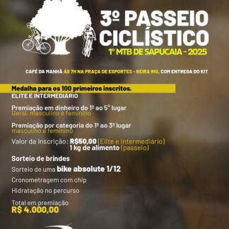 3º PASSEIO CICLÍSTICO/1º MTB SAPUCAIA - RJ