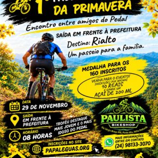 1º PASSEIO CICLÍSTICO DA PRIMAVERA